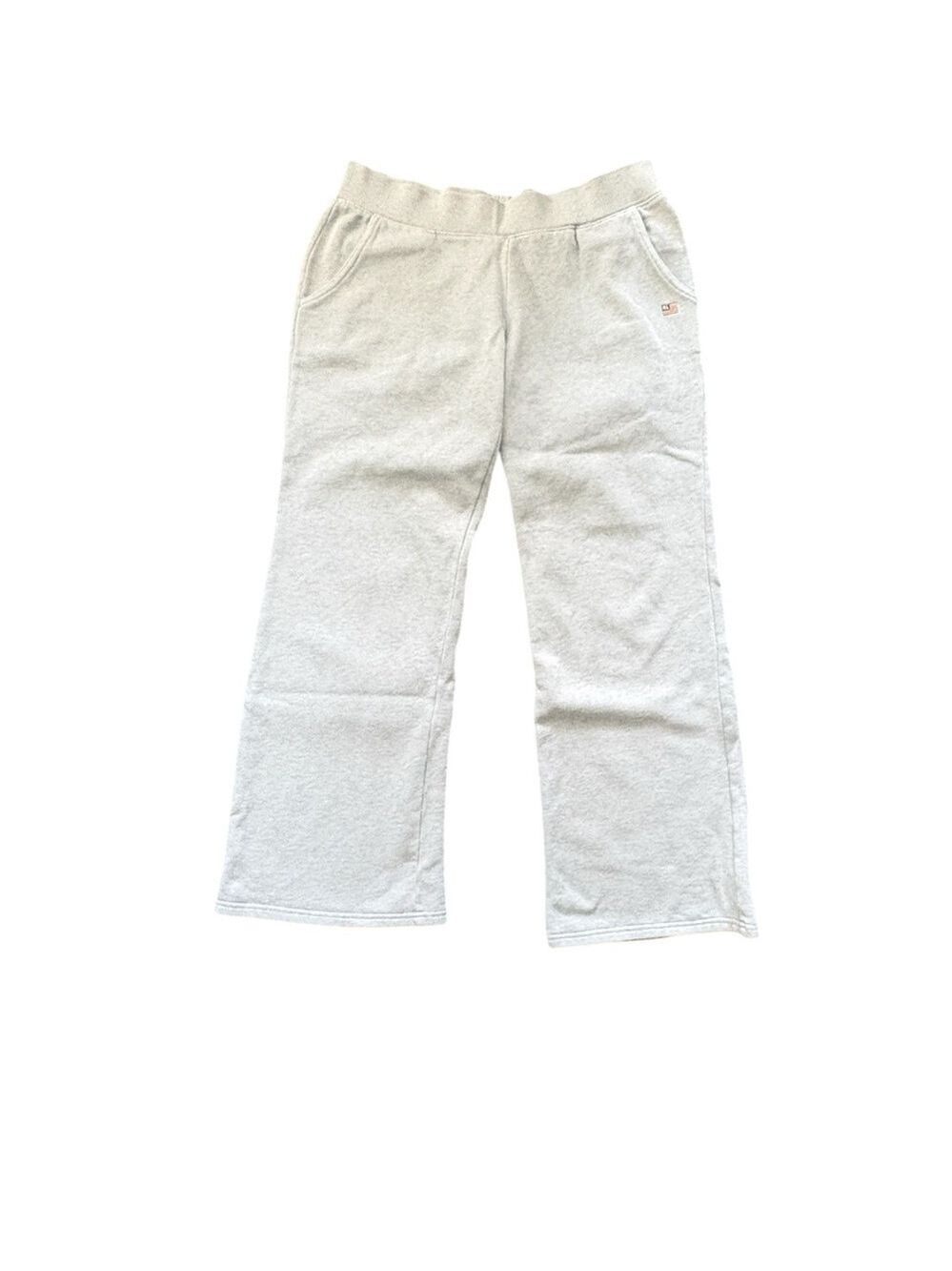 Ralph Lauren Polo Jeans Joggers Wide Leg Light Gray Large
